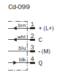 Connection Diagram โฟโต้สวิตช์แบบทรงกระบอก รุ่น V18