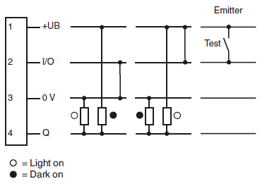 Electrical Connection โฟโต้สวิตช์แบบทรงสี่เหลี่ยม รุ่น M4.2